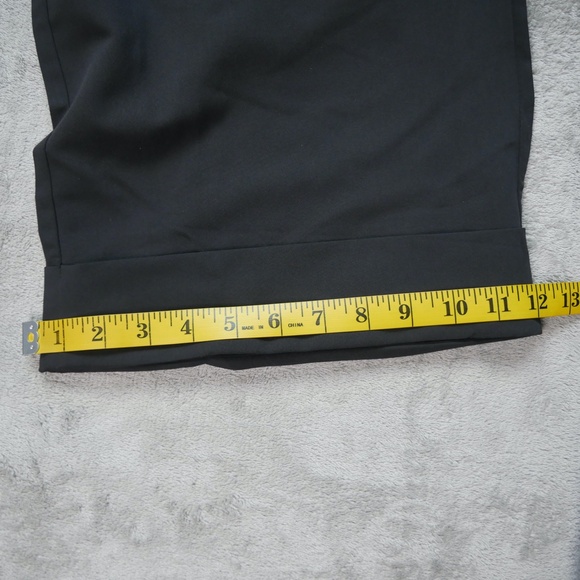 Jeaamksser Womens XL High Waisted Black Pleated Trousers Straight Leg Pants NWOT - Picture 12 of 12